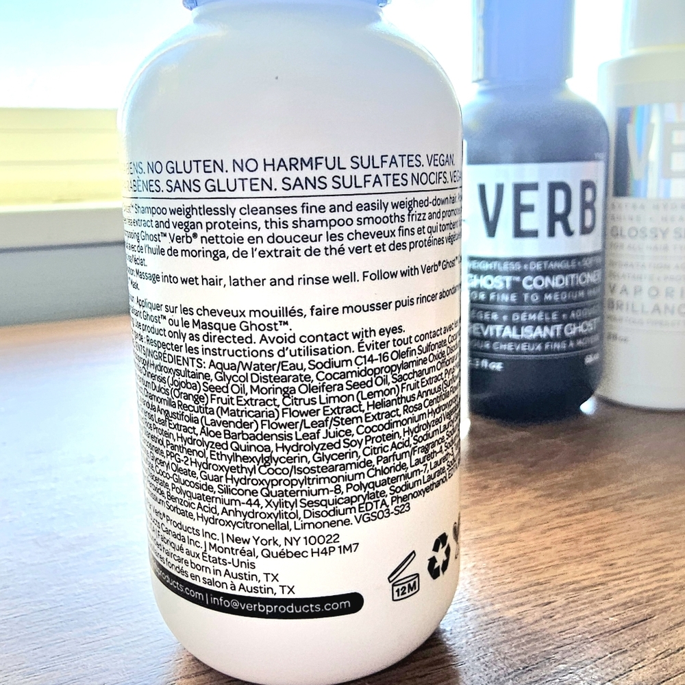 Verb Ghost Haircare Travel Set - Shampoo, Conditioner, Oil & Glossy Shine Spray - Picture 4 of 10